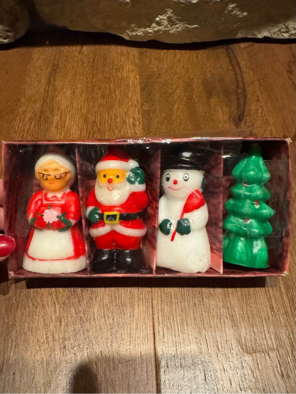 Vintage Kmart Unused Christmas Candle Set of 4 - Unopened